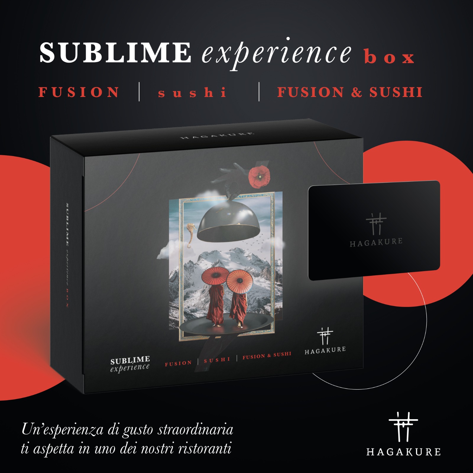 hagakure sushi fusion HAGAKURE SUBLIME EXPERIENCE - GIFT BOX