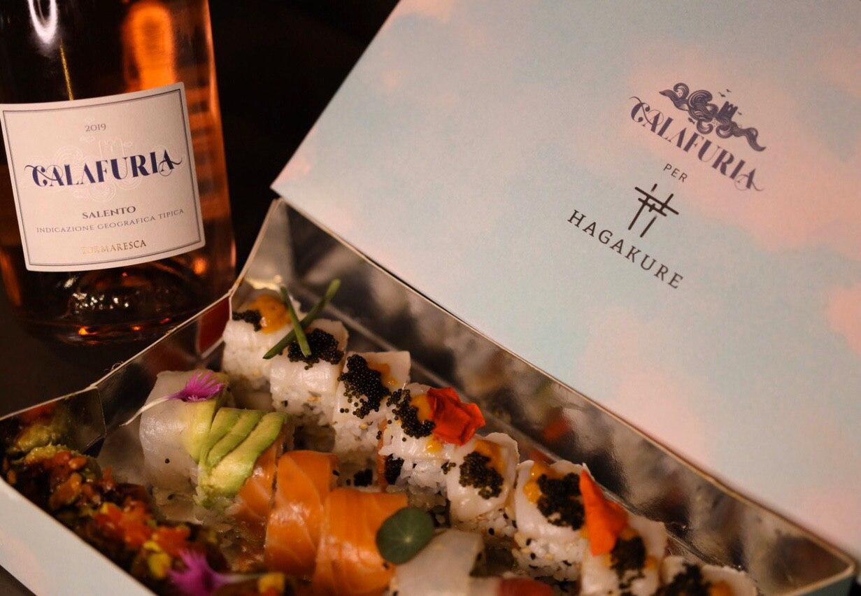hagakure sushi fusion HAGAKURE SUSHI BOX signed CALAFURIA TORMARESCA