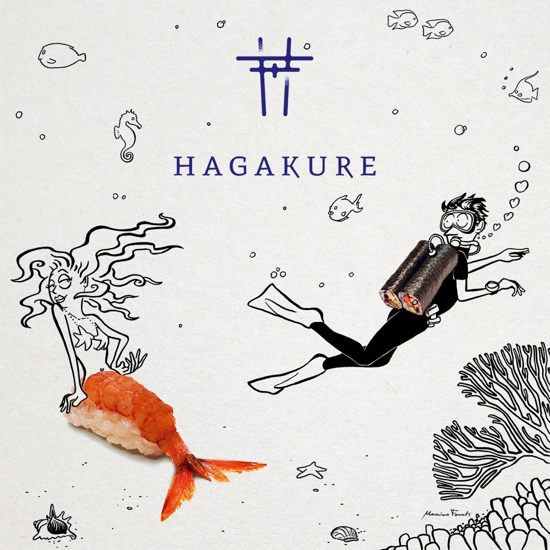 hagakure sushi fusion HAGAKURE SUSHI BOX signed MASSIMO FENATI