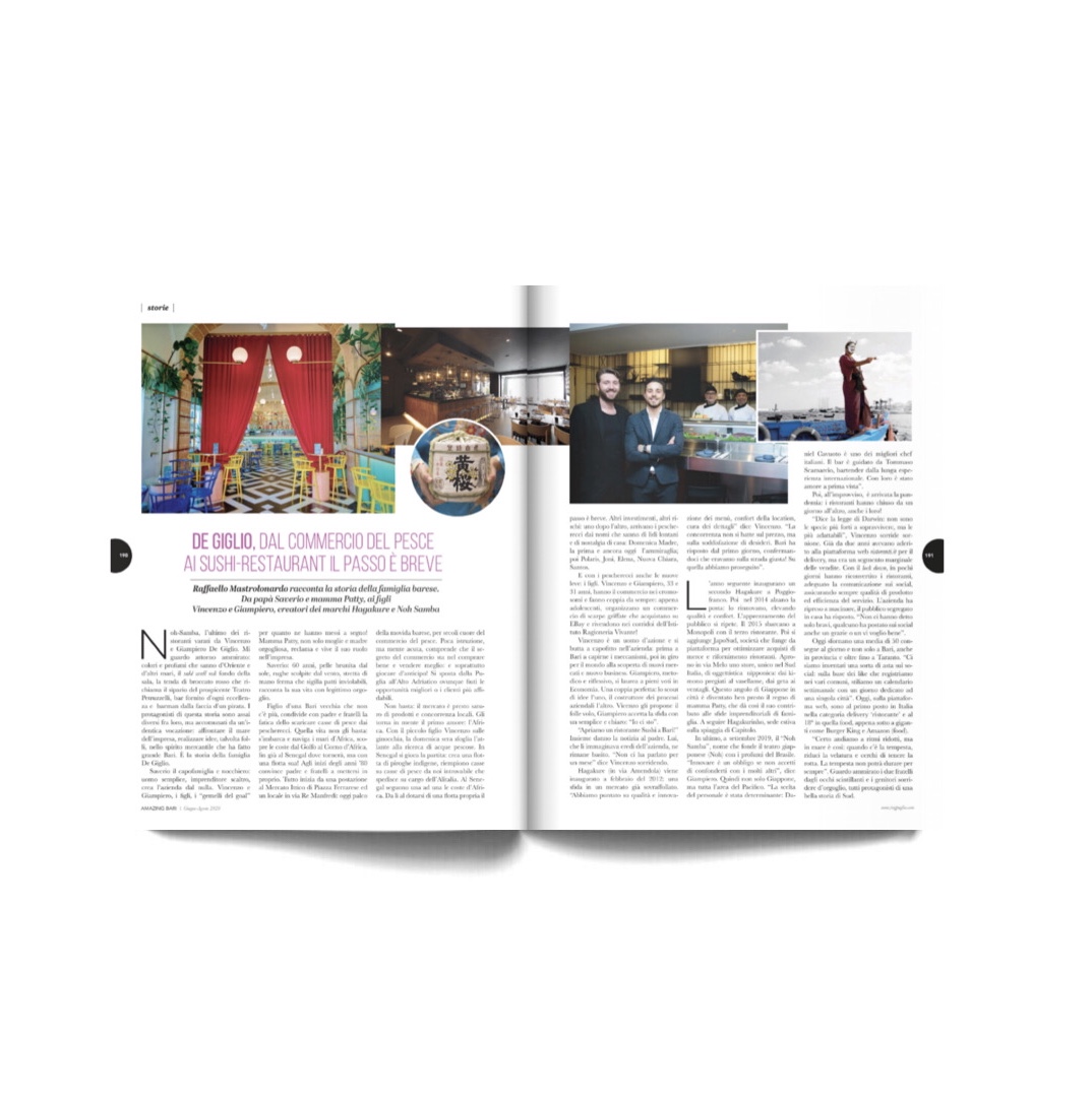 hagakure sushi fusion La storia di Hagakure su Amazing Bari