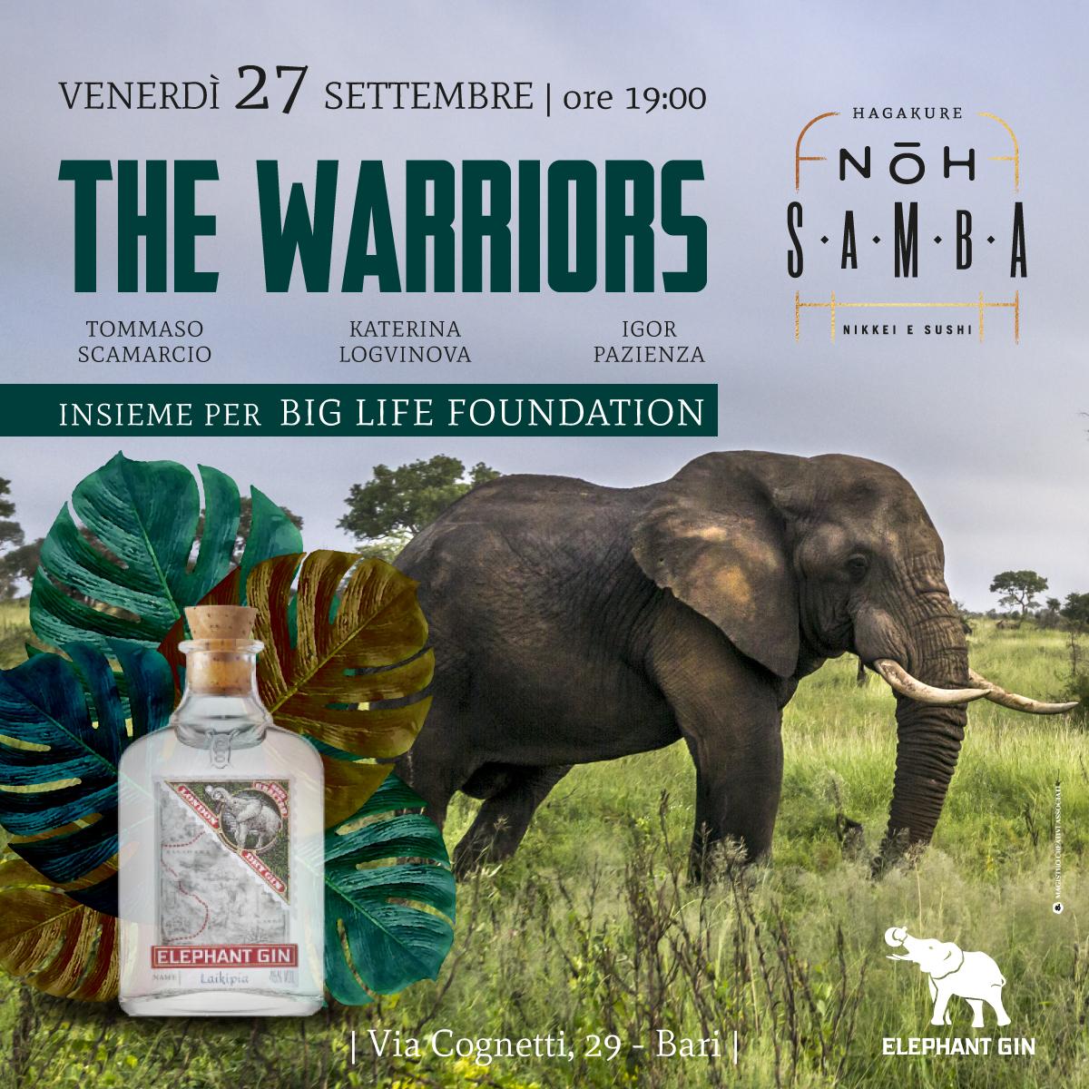 hagakure sushi fusion THE WARRIORS by Elephant Gin